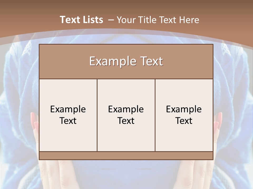 Hijab Girls PowerPoint Template