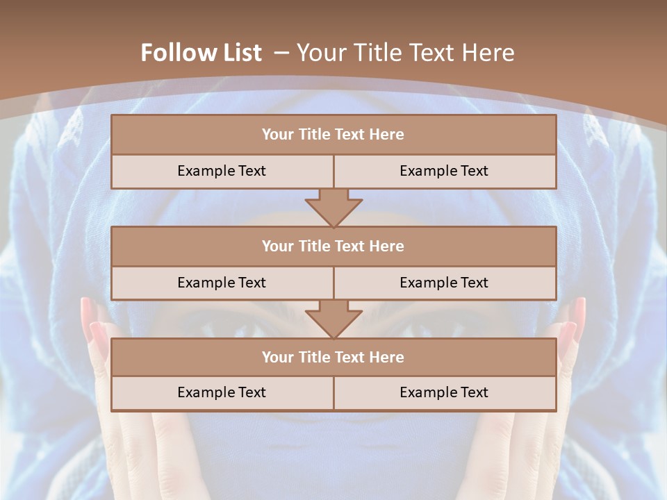 Hijab Girls PowerPoint Template