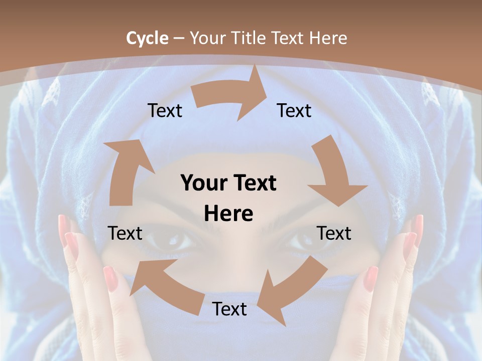 Hijab Girls PowerPoint Template