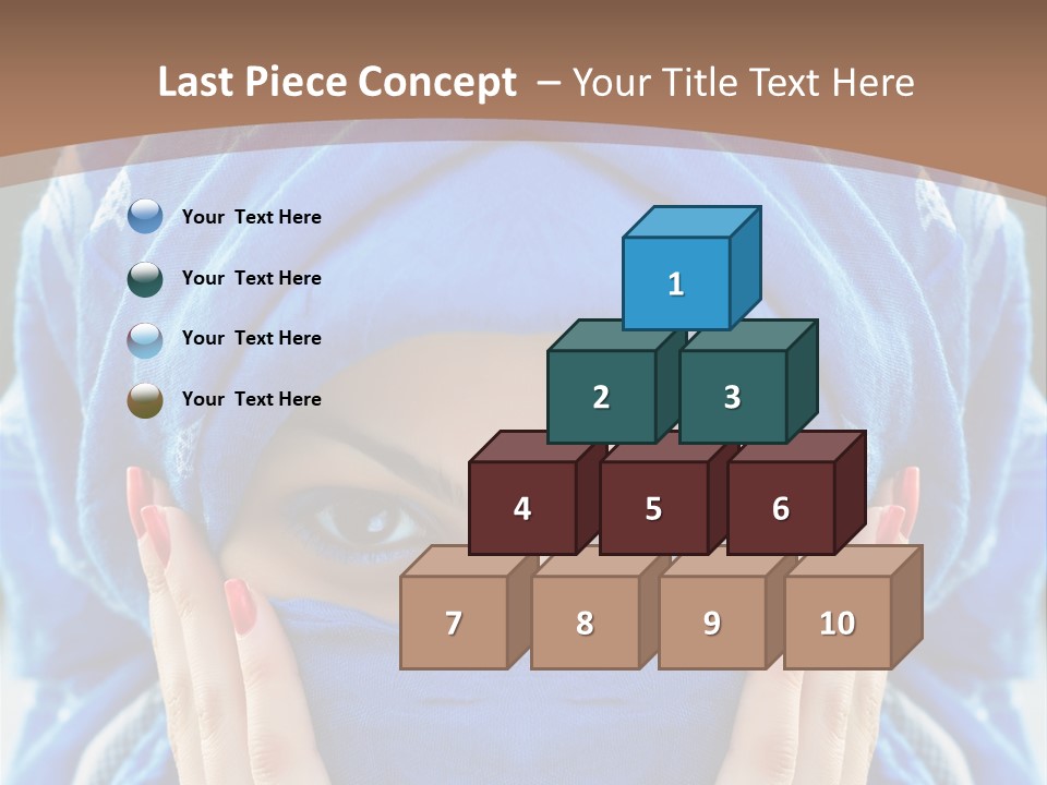 Hijab Girls PowerPoint Template