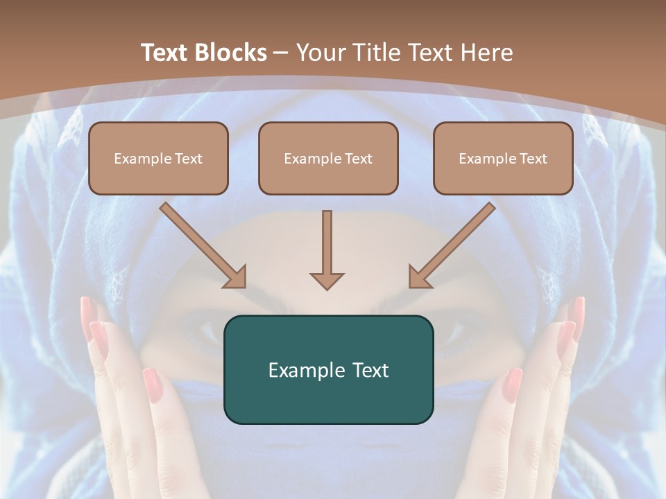 Hijab Girls PowerPoint Template