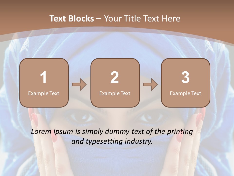 Hijab Girls PowerPoint Template