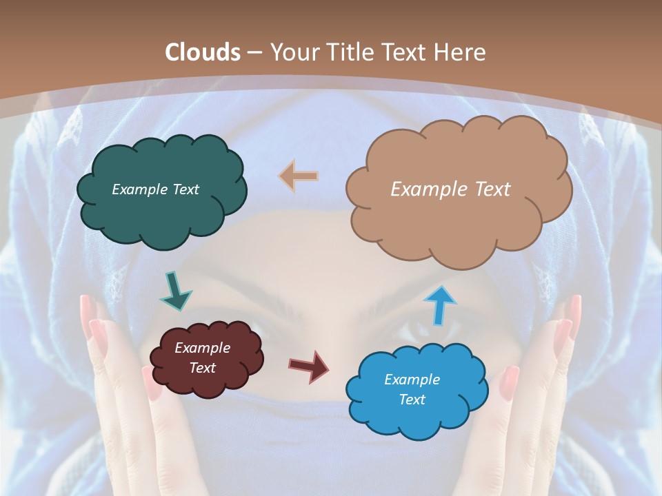 Hijab Girls PowerPoint Template