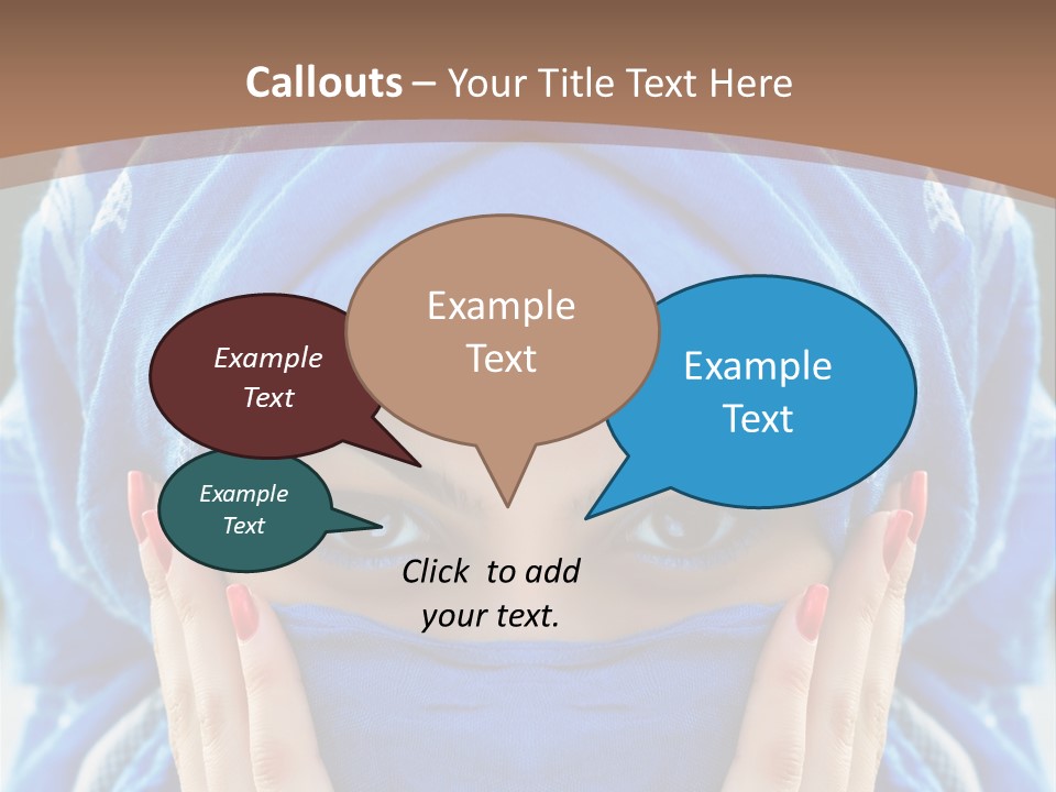 Hijab Girls PowerPoint Template