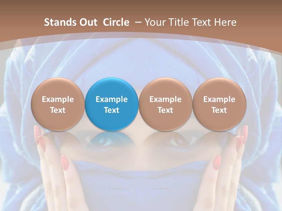 Hijab Girls PowerPoint Template