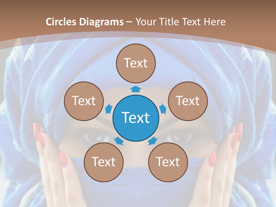 Hijab Girls PowerPoint Template