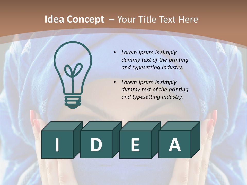 Hijab Girls PowerPoint Template