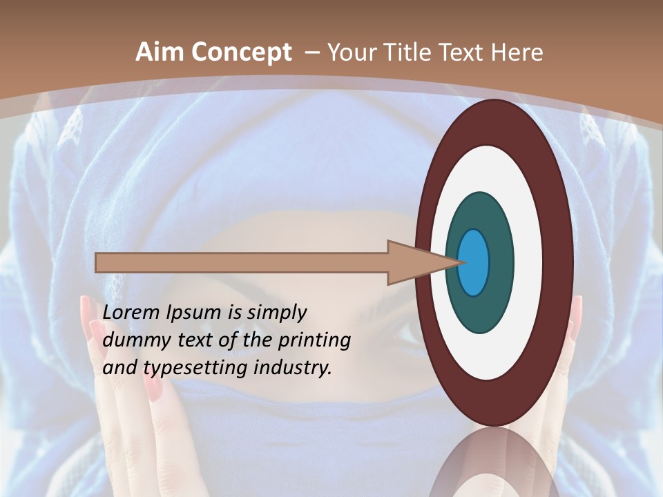 Hijab Girls PowerPoint Template