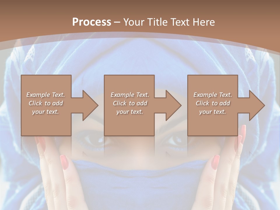 Hijab Girls PowerPoint Template