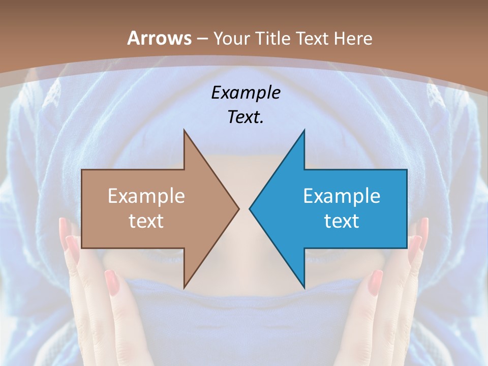 Hijab Girls PowerPoint Template