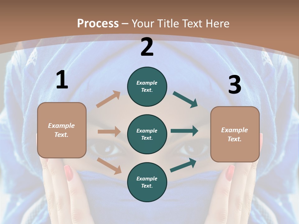 Hijab Girls PowerPoint Template