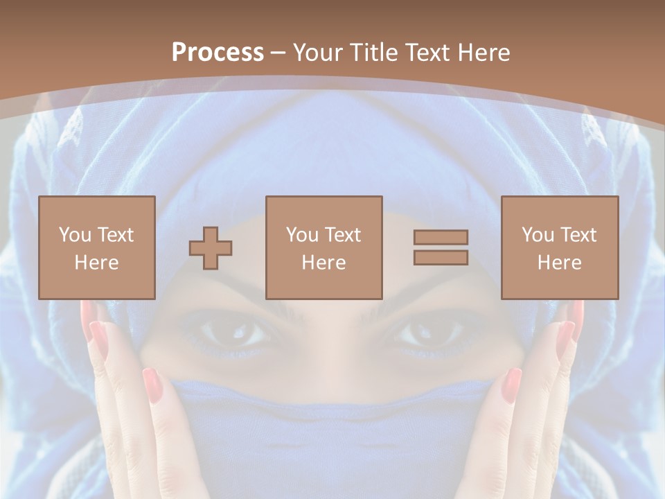 Hijab Girls PowerPoint Template