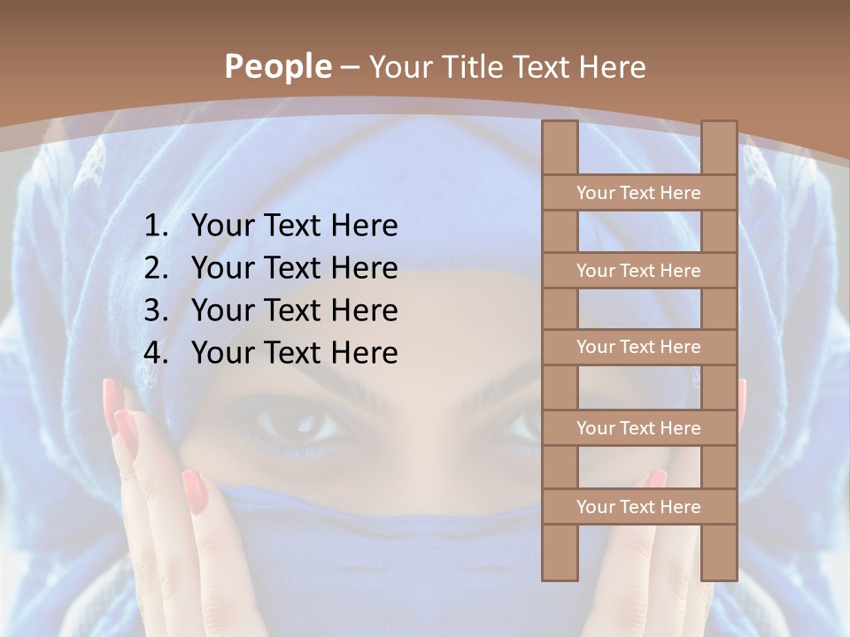 Hijab Girls PowerPoint Template