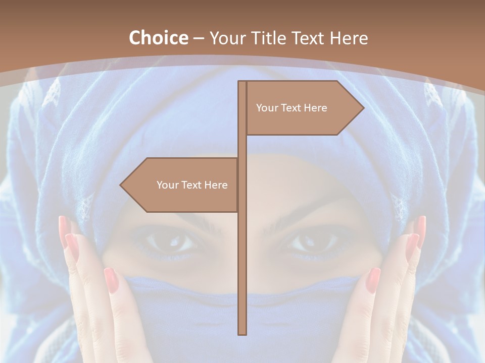 Hijab Girls PowerPoint Template