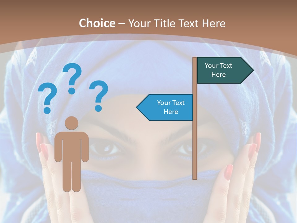 Hijab Girls PowerPoint Template
