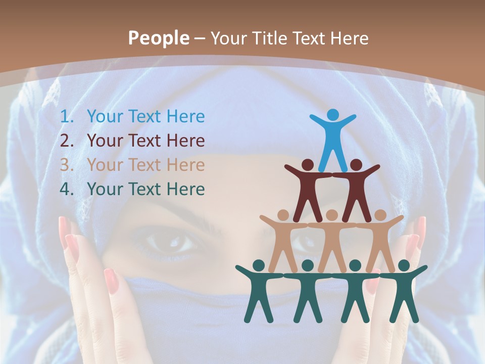 Hijab Girls PowerPoint Template