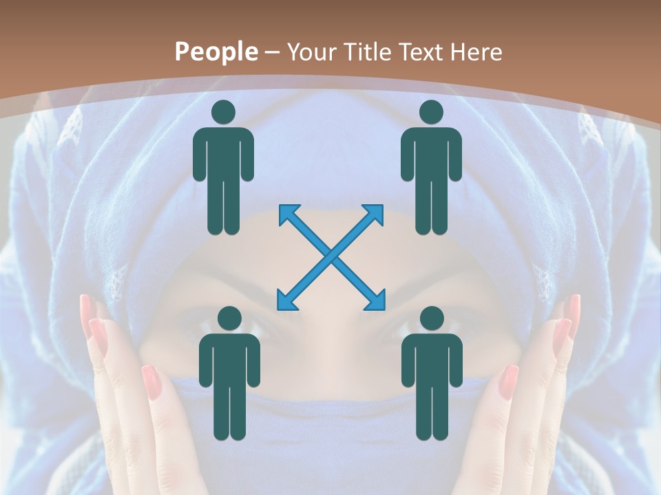 Hijab Girls PowerPoint Template