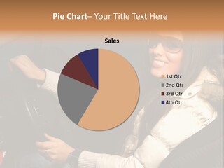 Woman Driving Car PowerPoint Template