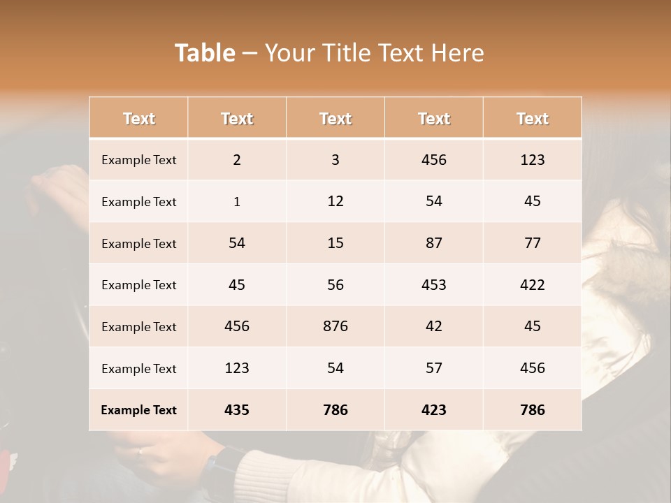 Woman Driving Car PowerPoint Template