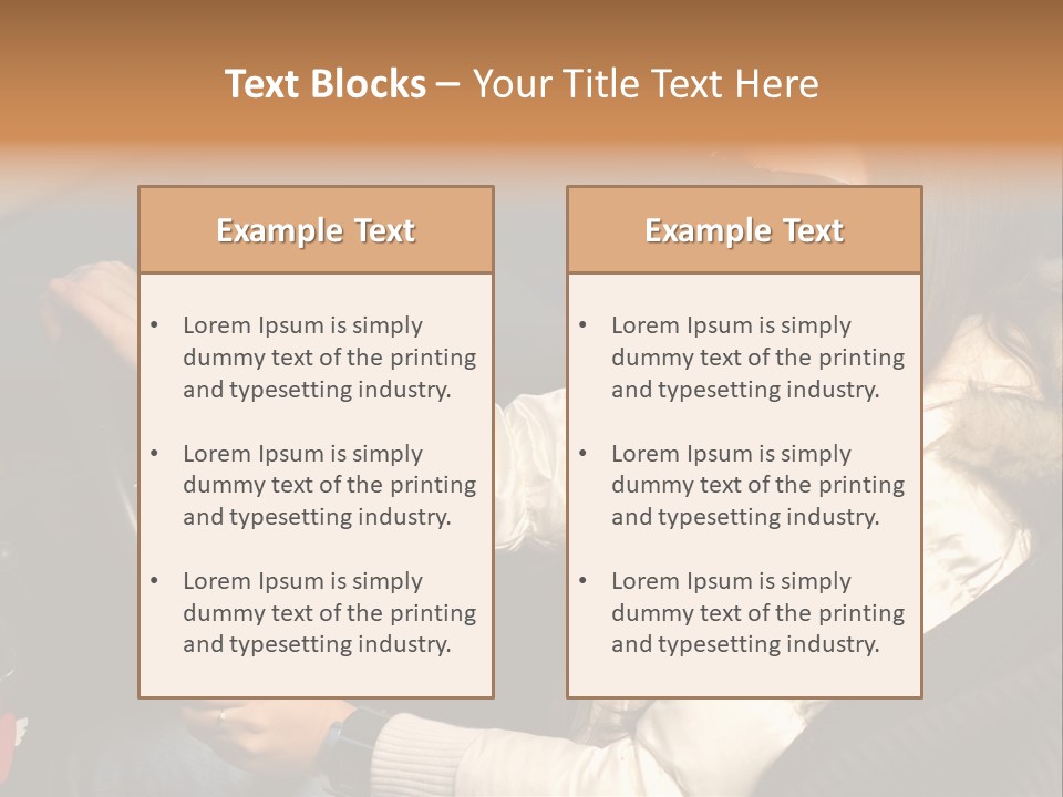 Woman Driving Car PowerPoint Template