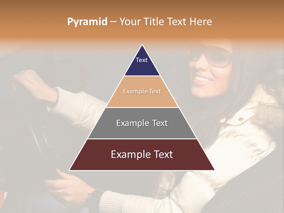 Woman Driving Car PowerPoint Template