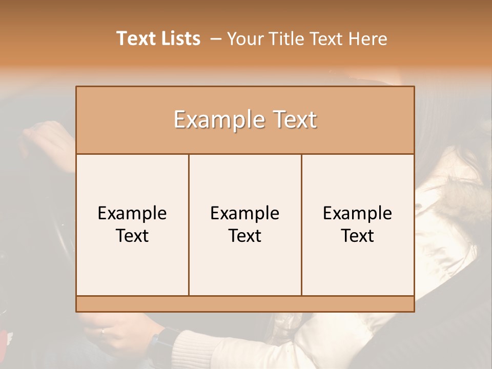 Woman Driving Car PowerPoint Template
