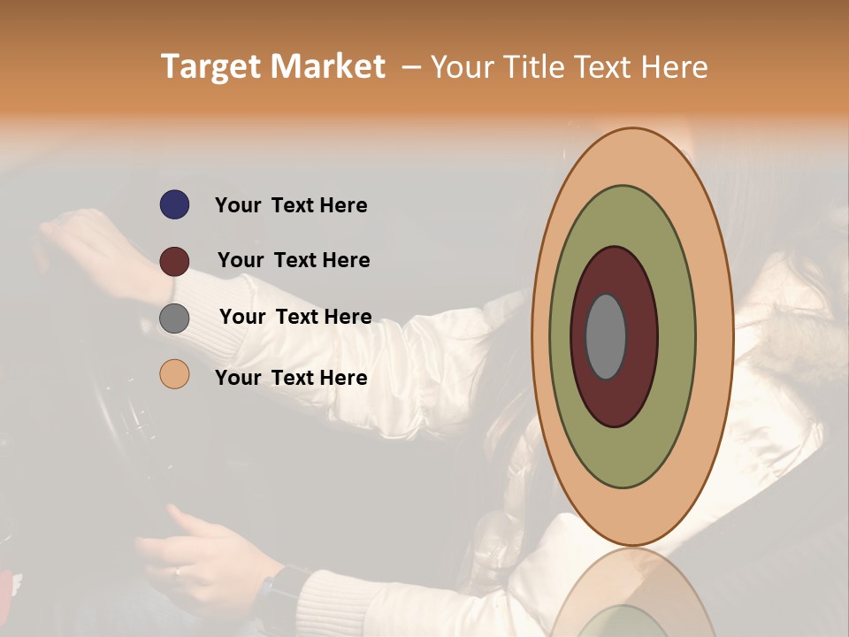 Woman Driving Car PowerPoint Template