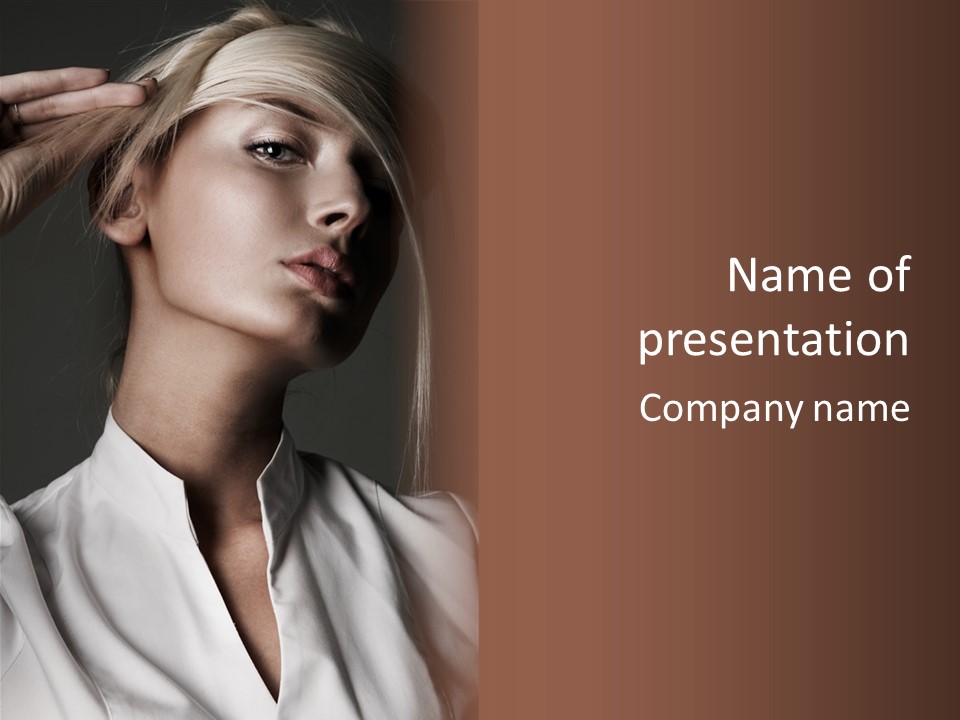 Oyster Cosmetics PowerPoint Template