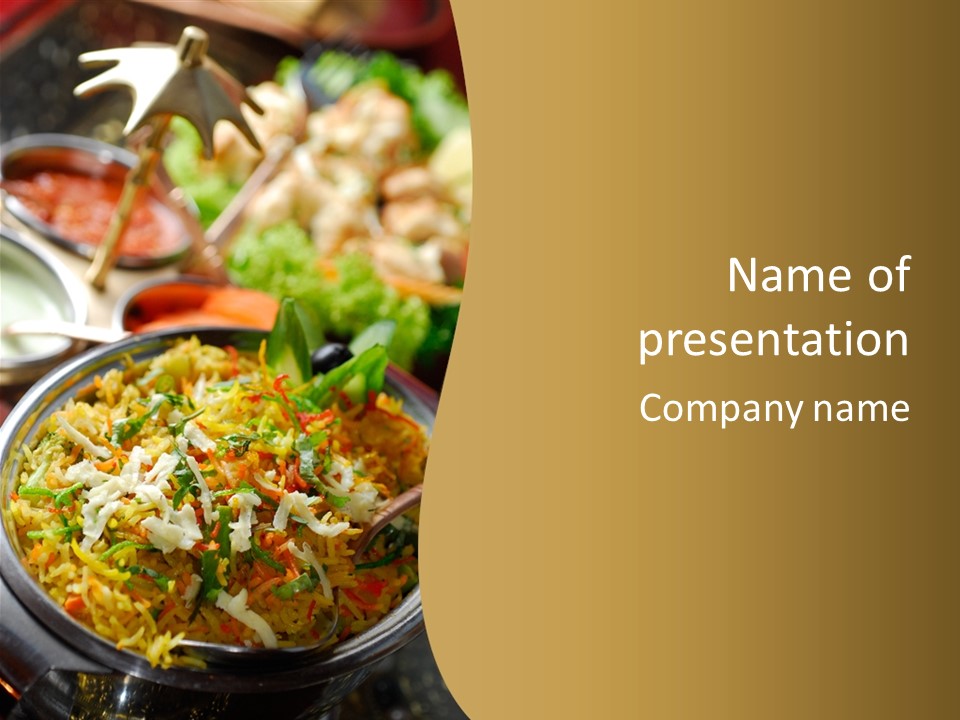 Indian Rice PowerPoint Template