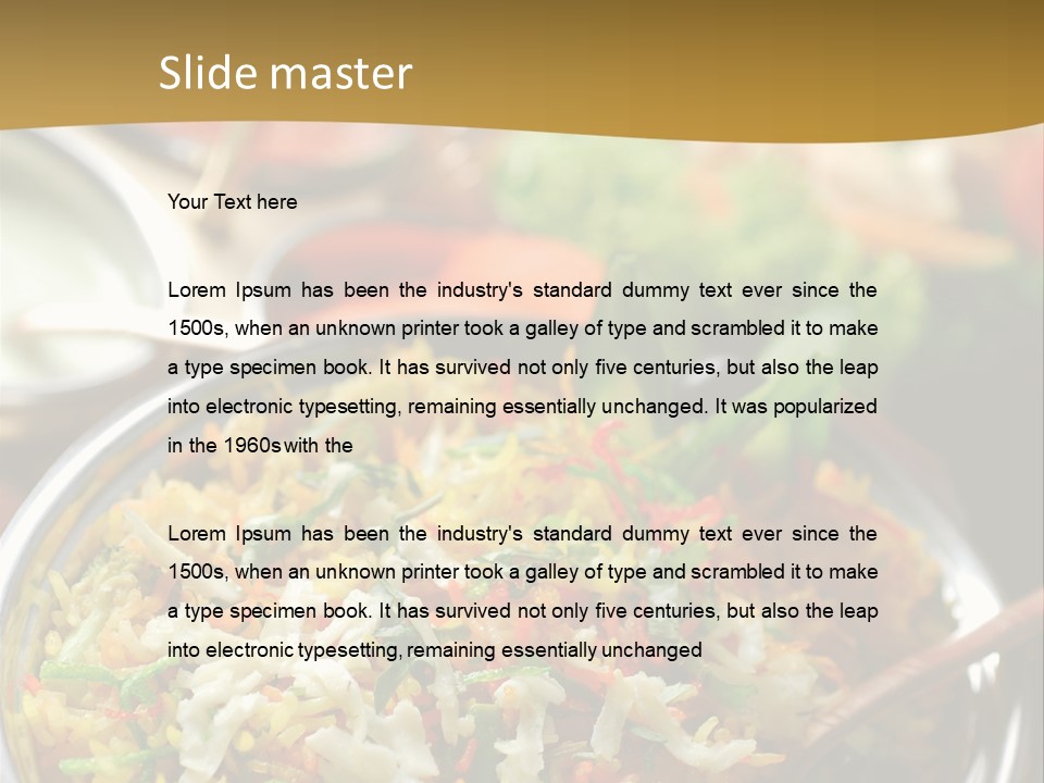 Indian Rice PowerPoint Template