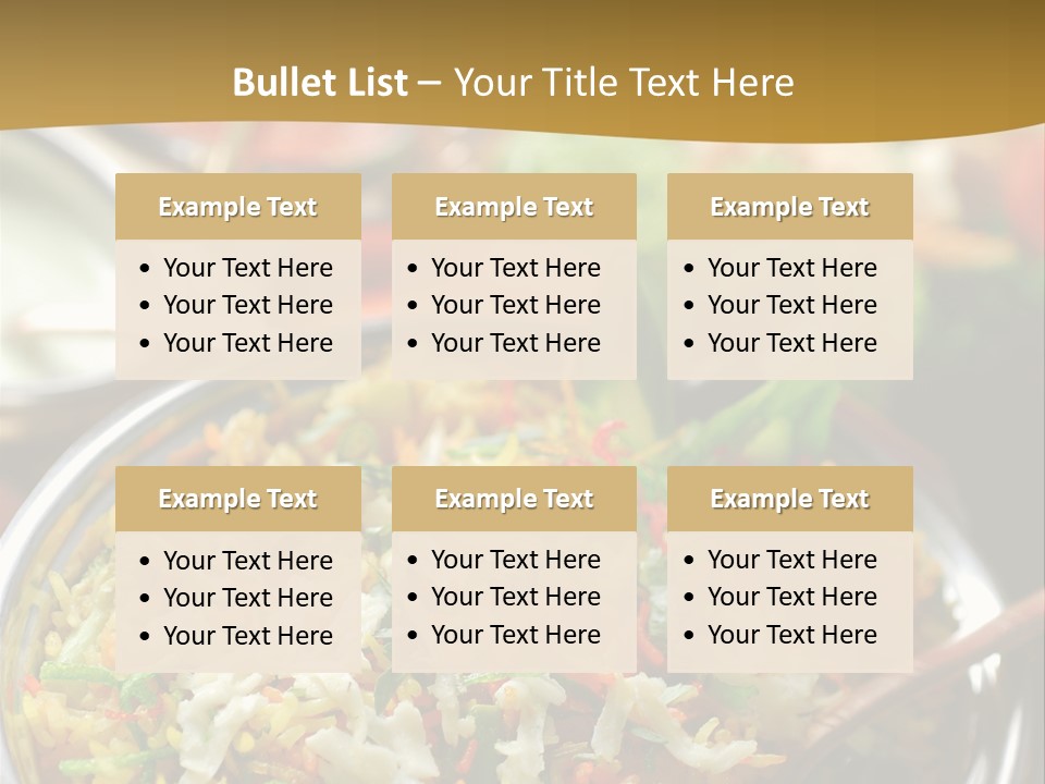 Indian Rice PowerPoint Template