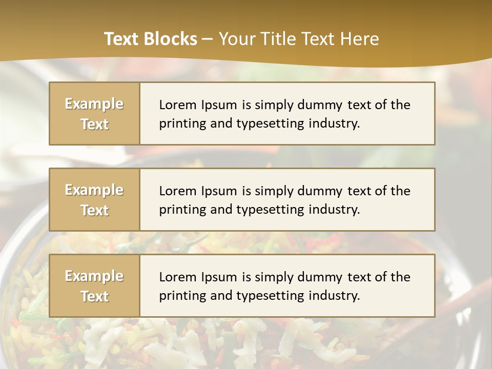 Indian Rice PowerPoint Template