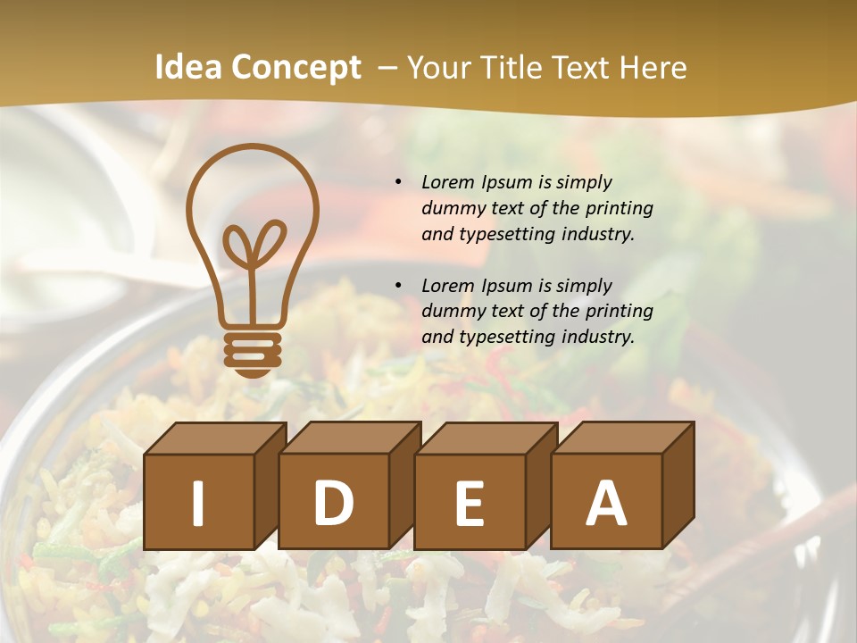 Indian Rice PowerPoint Template