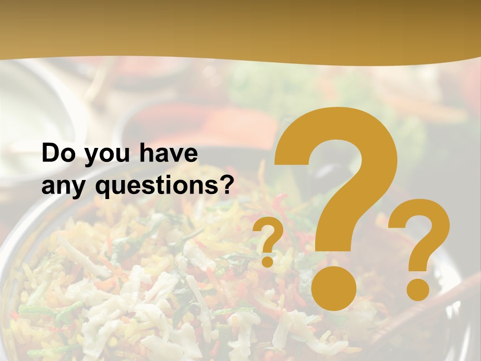 Indian Rice PowerPoint Template