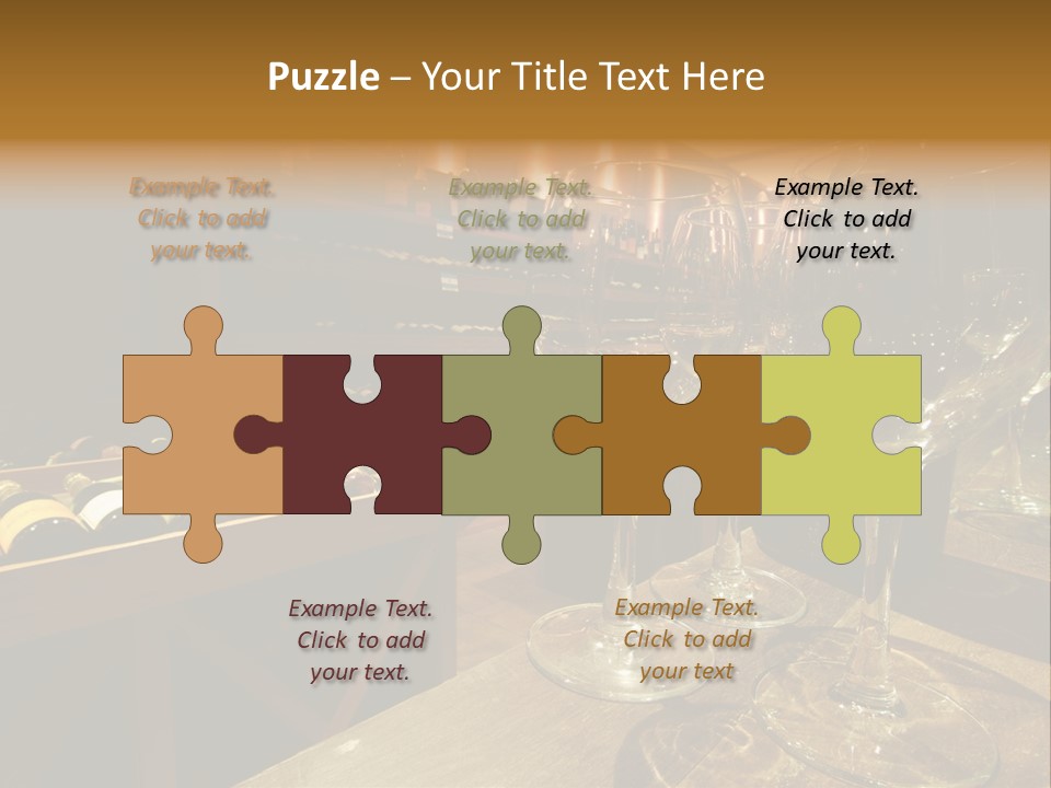 Atmosphere Club Glass PowerPoint Template