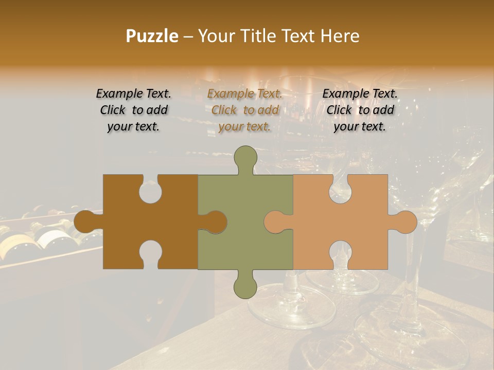 Atmosphere Club Glass PowerPoint Template