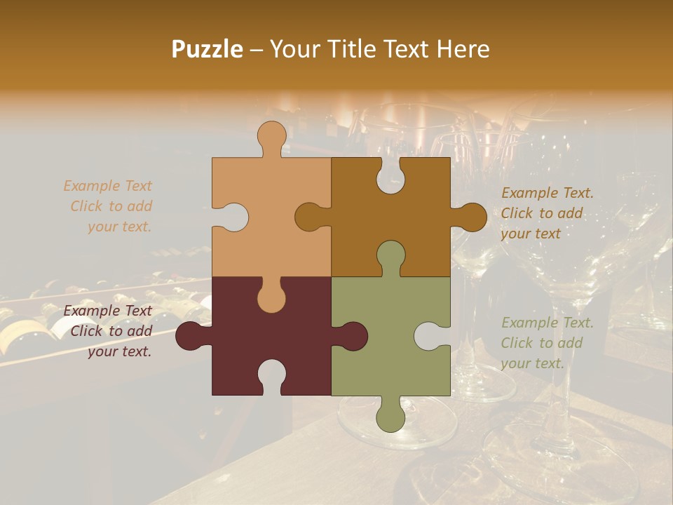 Atmosphere Club Glass PowerPoint Template