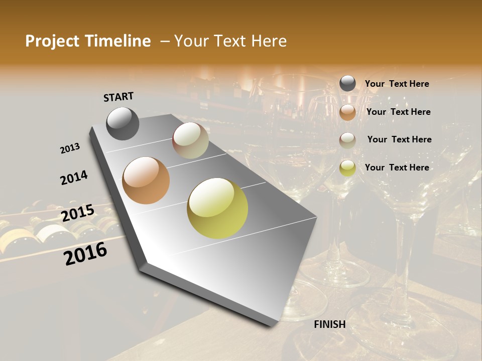 Atmosphere Club Glass PowerPoint Template