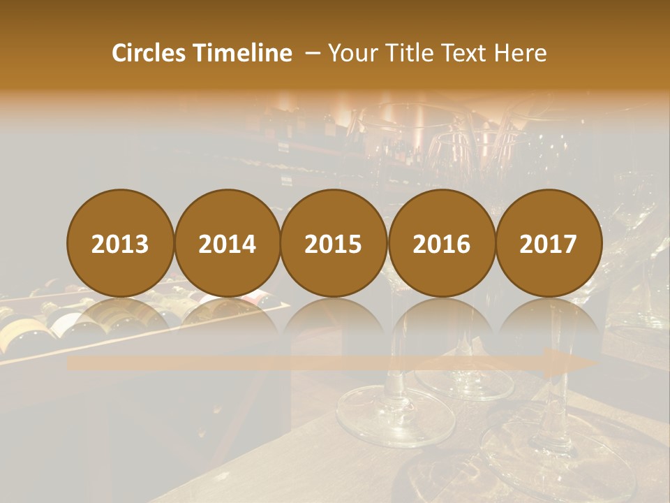 Atmosphere Club Glass PowerPoint Template