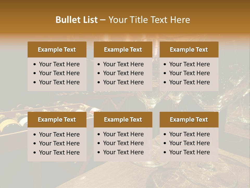 Atmosphere Club Glass PowerPoint Template