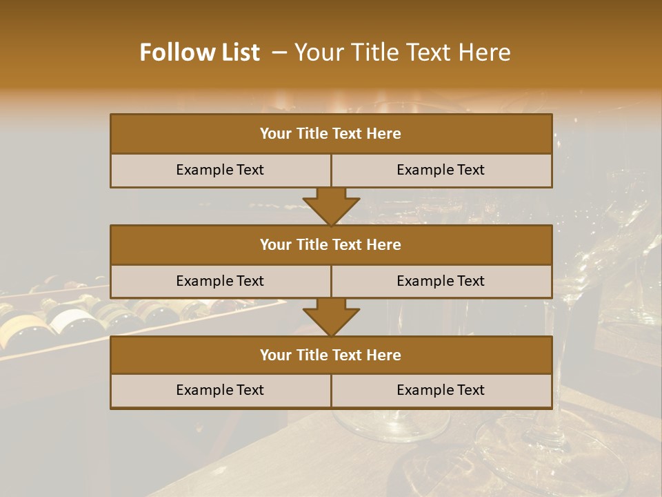 Atmosphere Club Glass PowerPoint Template