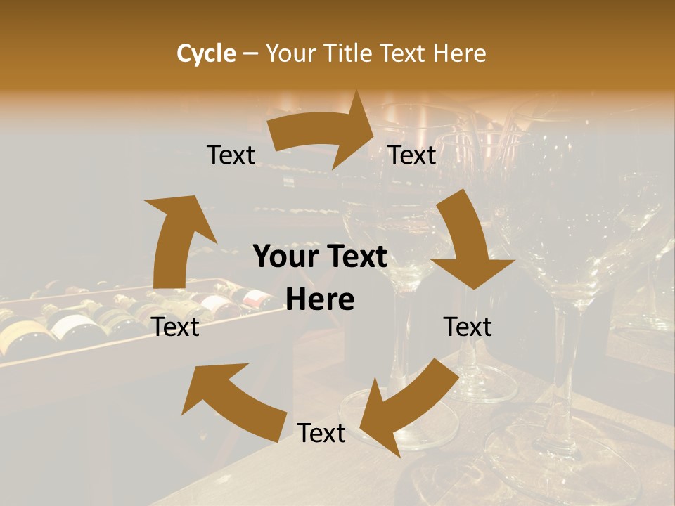 Atmosphere Club Glass PowerPoint Template