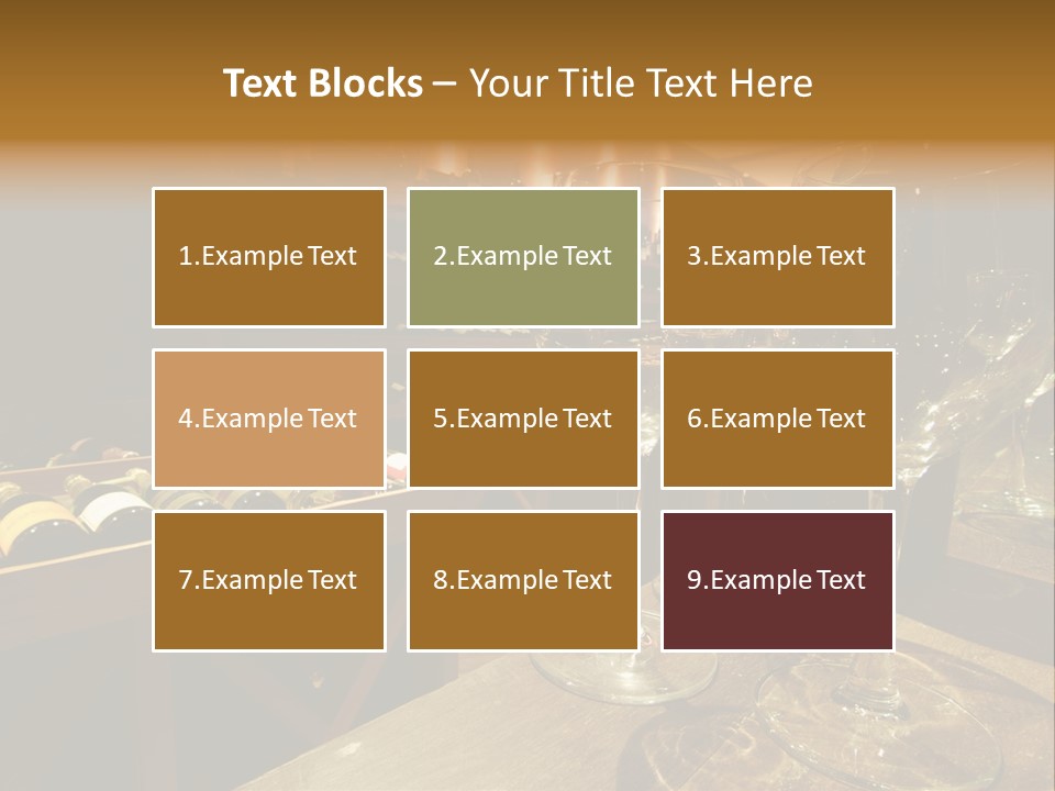 Atmosphere Club Glass PowerPoint Template