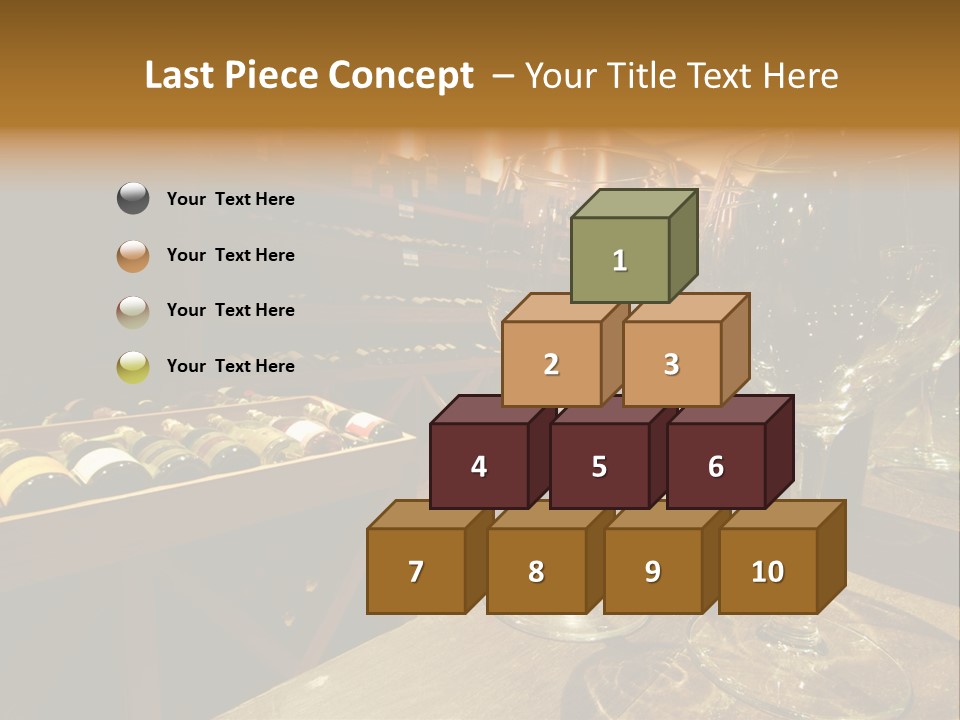 Atmosphere Club Glass PowerPoint Template