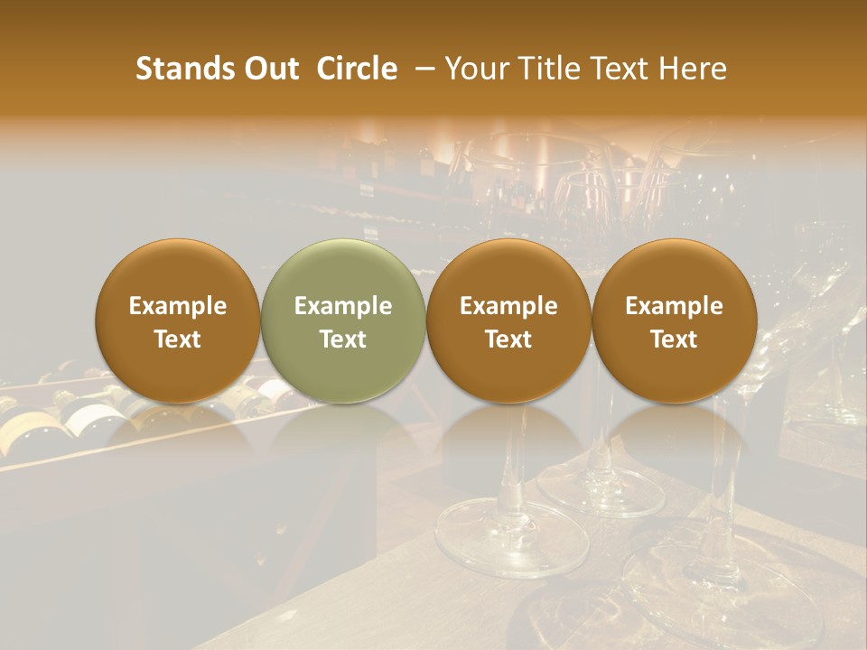 Atmosphere Club Glass PowerPoint Template