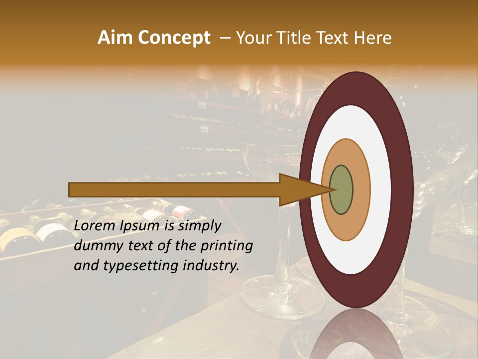 Atmosphere Club Glass PowerPoint Template