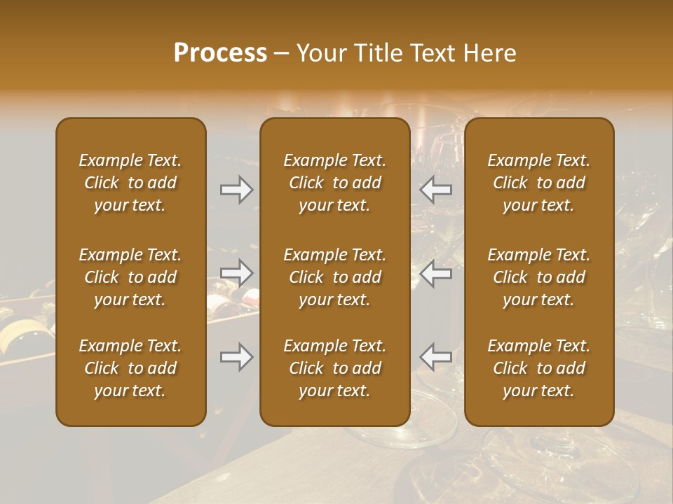Atmosphere Club Glass PowerPoint Template