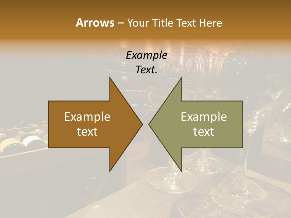 Atmosphere Club Glass PowerPoint Template
