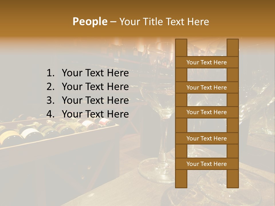 Atmosphere Club Glass PowerPoint Template