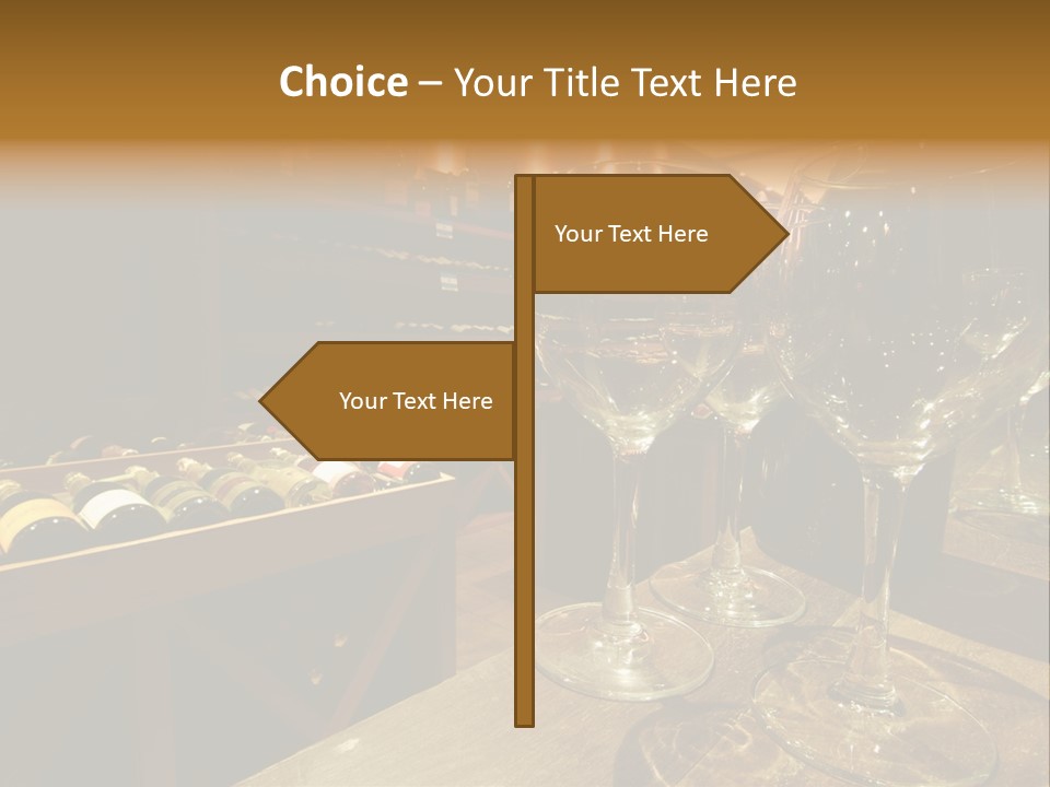 Atmosphere Club Glass PowerPoint Template